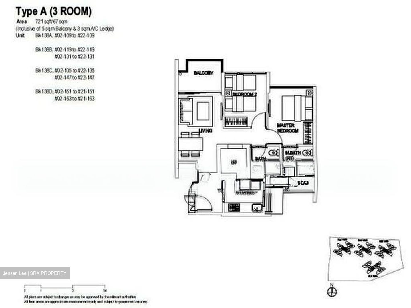 Blk 138B Lake Vista @ Yuan Ching (Jurong West), HDB 3 Rooms #564494281